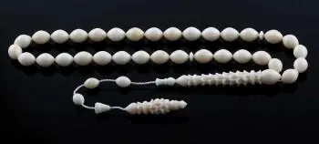 Morsözü (Bülbül tükürüğü) Selamet Şeker Usta Yapımı Kozalak İşlemeli İmame - 2